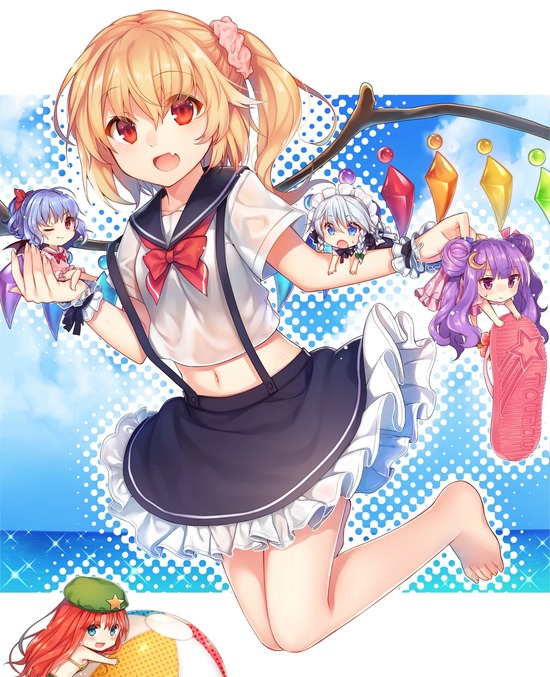 【二次エロ】【東方】フランドール・スカーレットちゃんのセクシャルパンティー丸見えで可愛く恥じらう乙女チックな画像まとめｗｗｗ２ 4