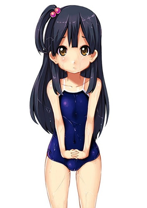 スク水(スクール水着)を着てる可愛い女の子の二次エロ画像②　100枚 35