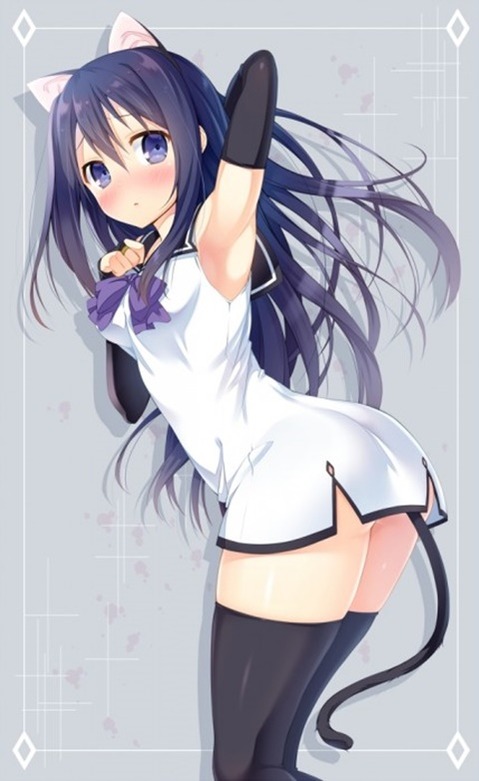 猫耳が可愛い女の子の二次エロ画像⑤　100枚 48