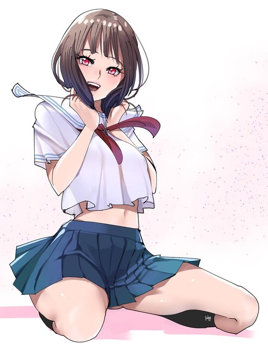 【二次】【非エロ】美少女の可愛くてお似合いな制服姿にキュンとしちゃう画像がみたい！ 20