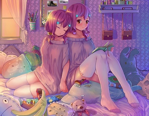 ニーソ・ニーハイを履いた女の子の二次エロ画像③　100枚 3