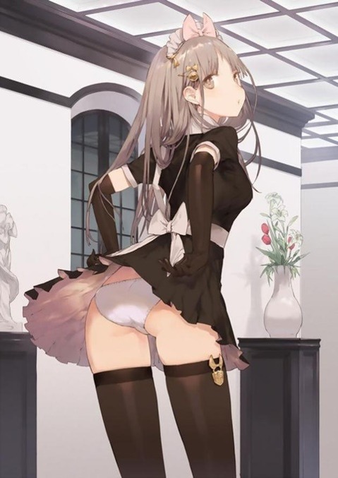 ニーソ・ニーハイを履いた女の子の二次エロ画像⑤　100枚 9