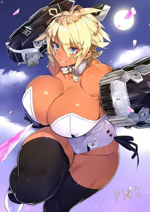 褐色肌がセクシーな女の子の二次エロ画像⑤　100枚 38