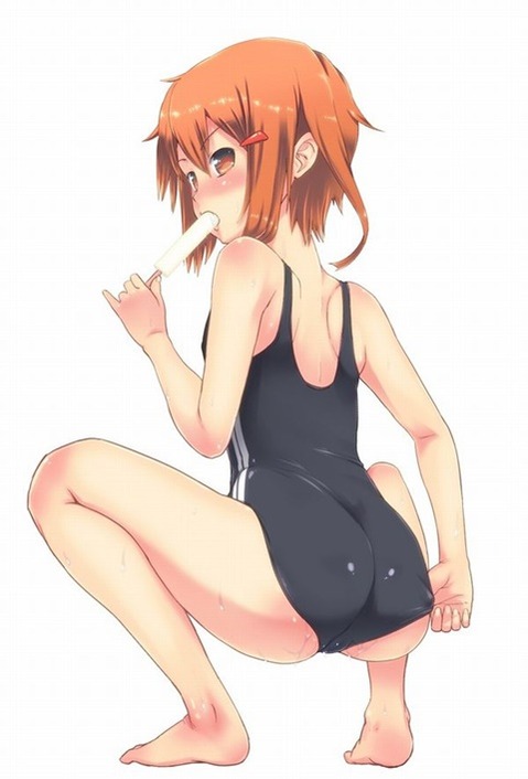 スク水(スクール水着)を着てる可愛い女の子の二次エロ画像⑥　100枚 20