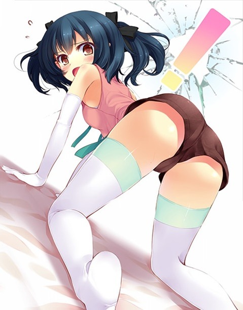 ニーソ・ニーハイを履いた女の子の二次エロ画像③　100枚 5