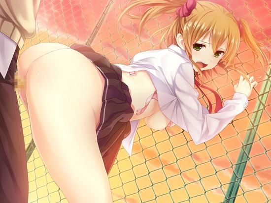 【二次エロ】屋上でエッチな事をしている女の子の画像が見たい！ 3 2