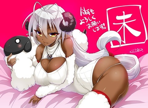 褐色肌がセクシーな女の子の二次エロ画像③　100枚 59