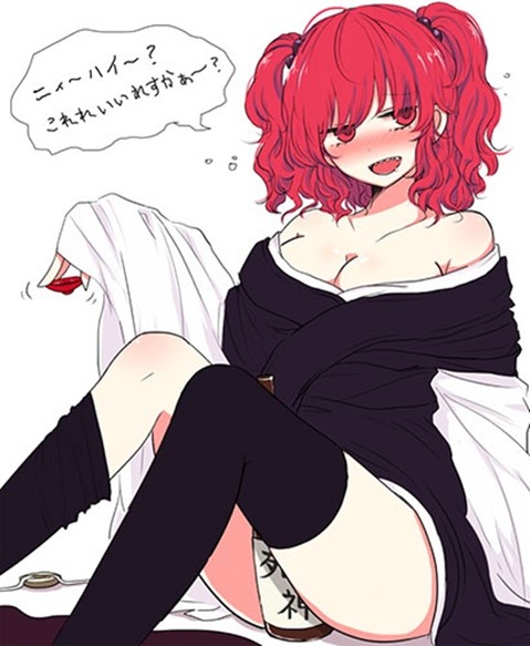 ニーソ・ニーハイを履いた女の子の二次エロ画像②　100枚 89