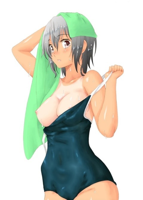 日焼け跡が色っぽい女の子の二次エロ画像③　100枚 21