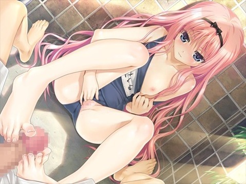 スク水(スクール水着)を着てる可愛い女の子の二次エロ画像⑤　100枚 95