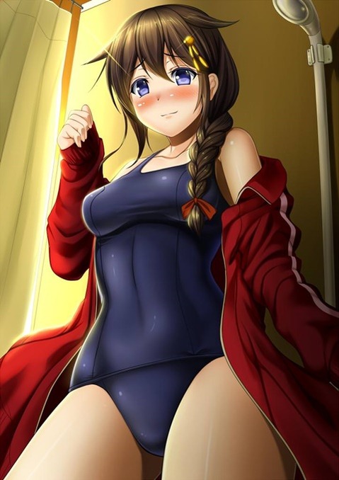 スク水(スクール水着)を着てる可愛い女の子の二次エロ画像①　100枚 16