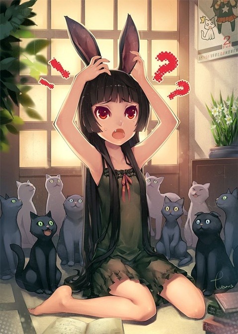 うさ耳が可愛い女の子の二次エロ画像③　100枚 93