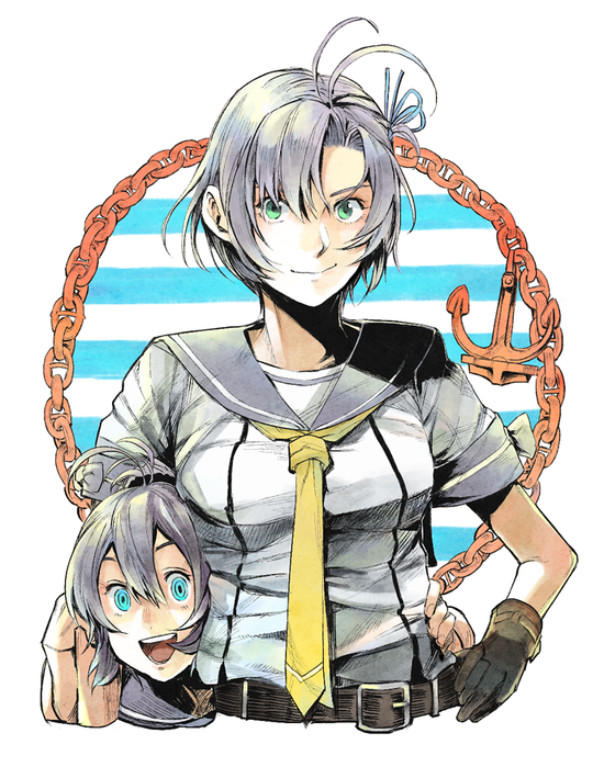 【二次】【艦これ】【重巡洋艦】青葉(あおば)の制服や可愛い水着姿が見たい！ 15