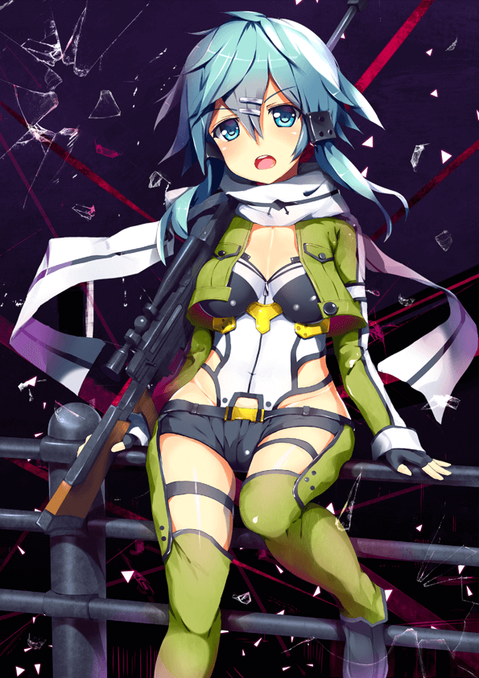 【SAO】シノン(朝田詩乃)のエロ画像　100枚【ソードアート・オンライン】 48
