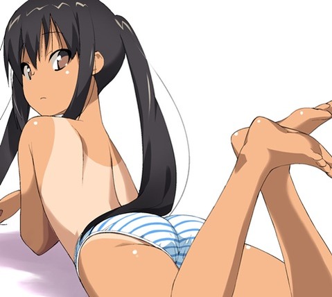日焼け跡が色っぽい女の子の二次エロ画像②　100枚 1