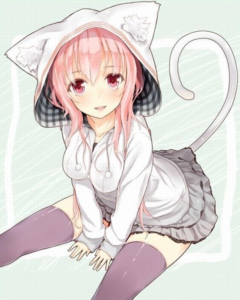 ニーソ・ニーハイを履いた女の子の二次エロ画像②　100枚 23