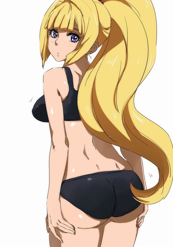 【二次エロ】【ガンダム】金髪の可愛いクーデリア・藍那・バーンスタインちゃんがオッパイを強調しちゃう二次画像♪① 7