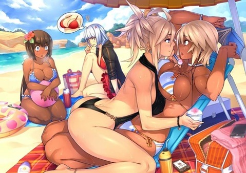 褐色肌がセクシーな女の子の二次エロ画像①　100枚 13