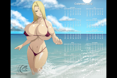 【NARUTO】綱手のエロ画像　100枚【ナルト】 83