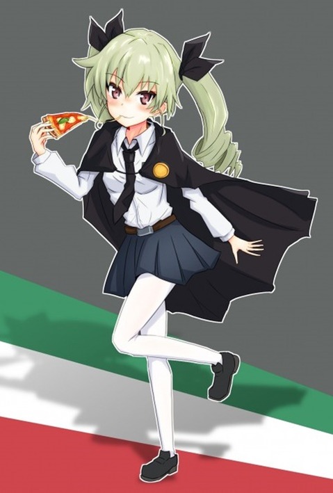 【ガルパン】アンチョビ(安斎千代美)の二次エロ画像　50枚【ガールズ＆パンツァー】 3
