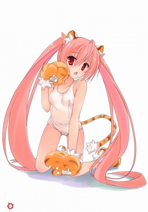 ツインテールの女の子の二次エロ画像⑤　100枚 1
