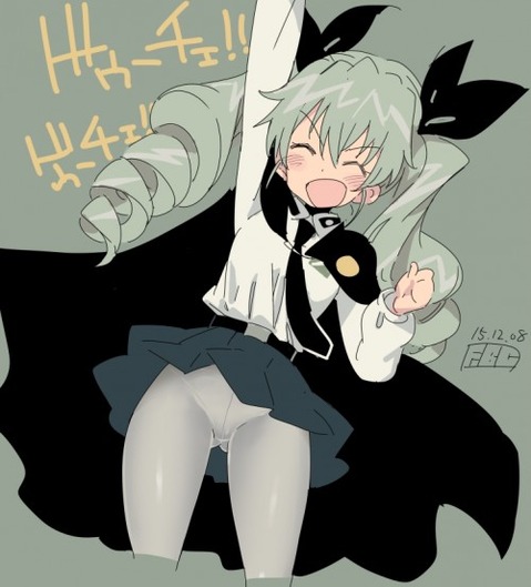 【ガルパン】アンチョビ(安斎千代美)の二次エロ画像　50枚【ガールズ＆パンツァー】 17