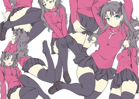 【Fate】遠坂凜の二次エロ画②　100枚 16