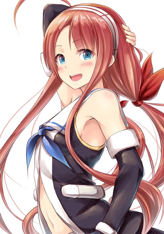 【非エロ】【二次画像】可愛い艦これ娘「江風ちゃん」のピンク髪に萌えキュンな画像がみたい！① 18