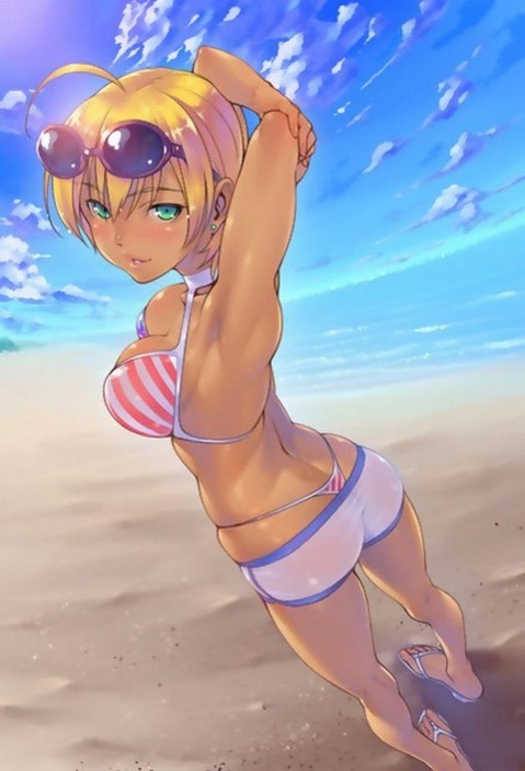 褐色肌がセクシーな女の子の二次エロ画像③　100枚 26