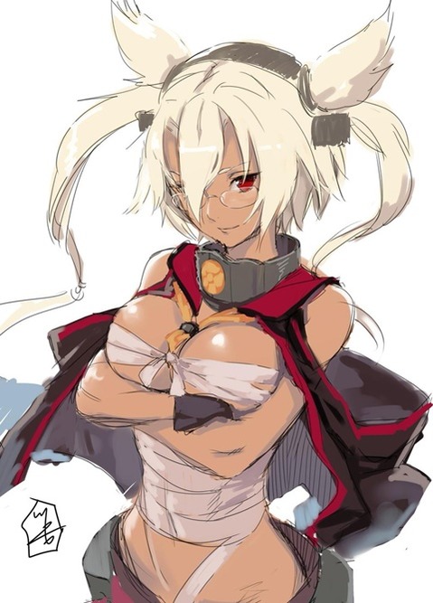 褐色肌がセクシーな女の子の二次エロ画像⑤　100枚 55
