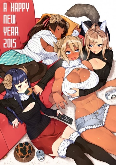 褐色肌がセクシーな女の子の二次エロ画像③　100枚 45