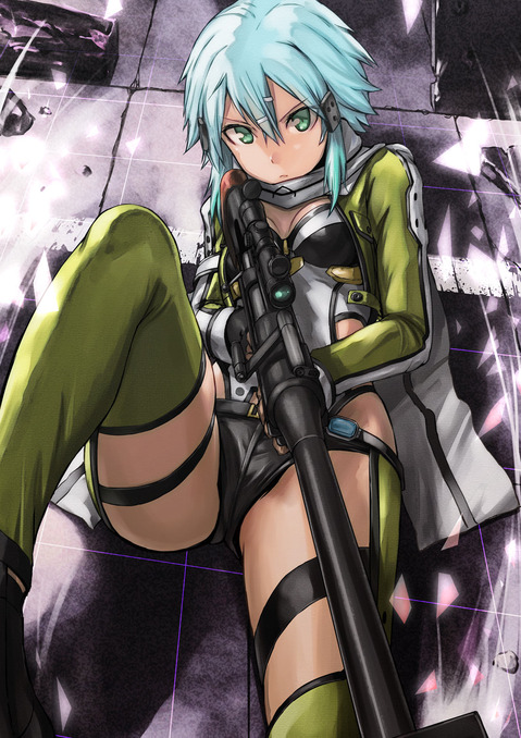 【SAO】シノン(朝田詩乃)のエロ画像　100枚【ソードアート・オンライン】 43