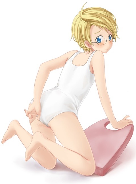 スク水(スクール水着)を着てる可愛い女の子の二次エロ画像⑤　100枚 73