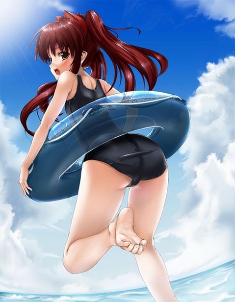 スク水(スクール水着)を着てる可愛い女の子の二次エロ画像③　100枚 44