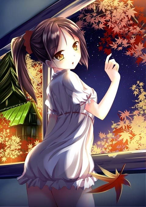 ポニーテールが可愛い女の子の二次エロ画像⑨　25枚 8