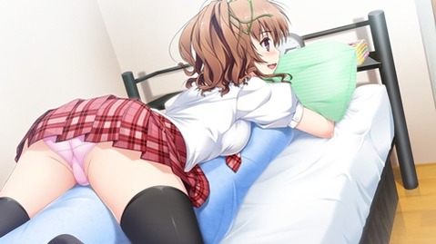 ニーソ・ニーハイを履いた女の子の二次エロ画像⑦　100枚 37