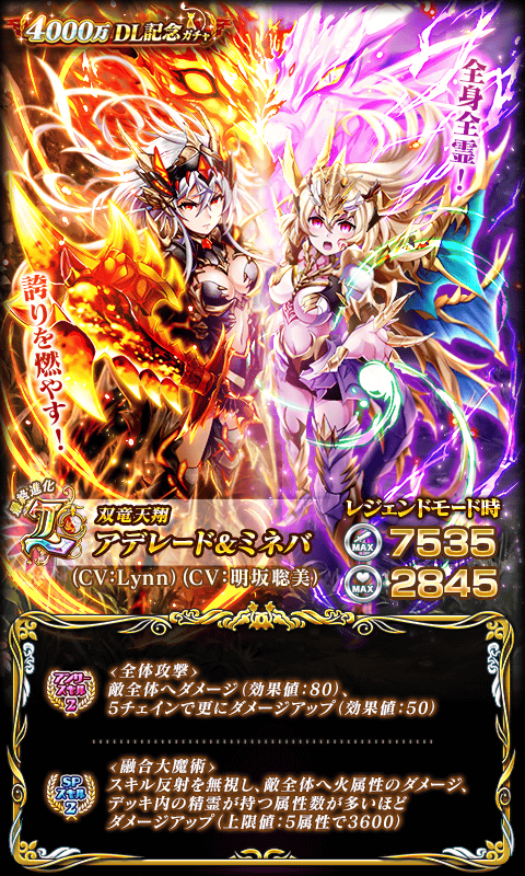 ウィズ 4000万dl記念ガチャ アデレード ミネバは新スキルの融合大魔術 4000万dl精霊の評判まとめ スキル 潜在能力 魔法使いと黒猫の ウィズまとめ ウィズ 4000万dl記念ガチャ アデレード ミネバは新スキルの融合大魔術 4000万dl精霊の評判まとめ スキル 潜在能力 魔法使いと黒猫の ウィズまとめ