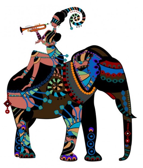 illustration-african-girl-riding-elephant1_18-12662