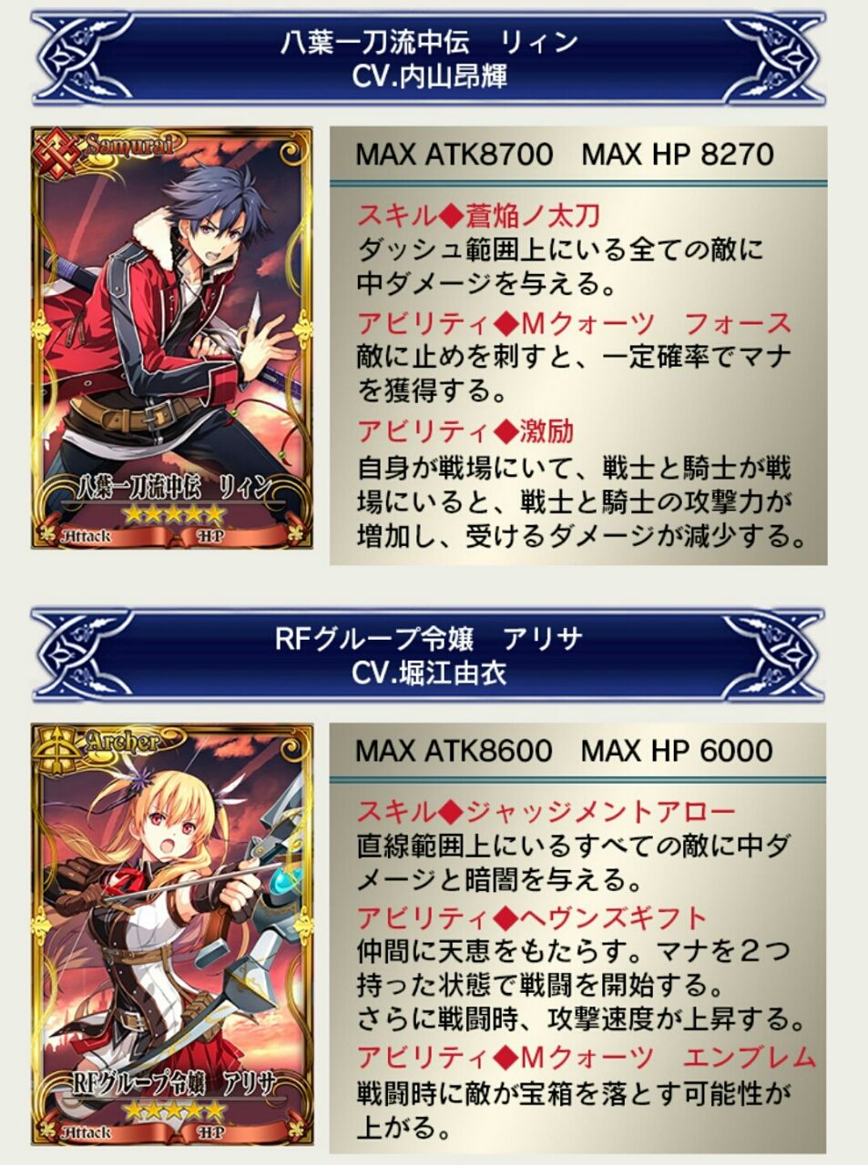 チェンクロv 閃の軌跡コラボキャラの情報がきた グラスのチェインクロニクル日記 チェンクロv 閃の軌跡コラボキャラの情報がきた グラスのチェインクロニクル日記