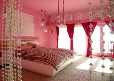 cute-pink-red-girls-bedroom