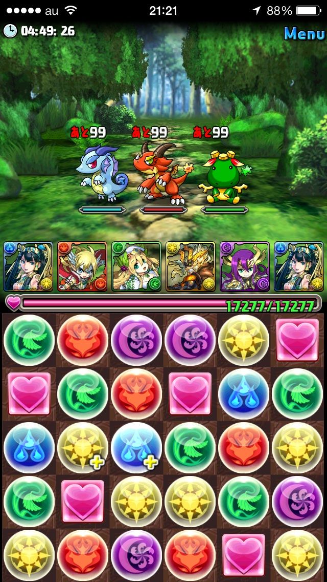 パズチャレ パズドラzを初挑戦 Bgmが最高 クロのすけゲームブログ