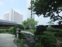 ホテル内の日本庭園