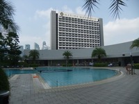 ホテル内のプール