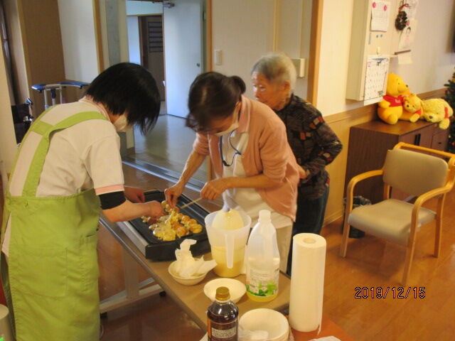 12月誕生日会 ロシアンたこ焼き 黒潮園 フロア通信