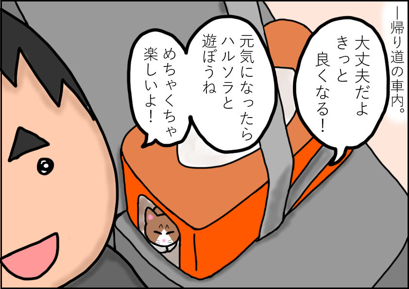 猫漫画 ボロボロの子猫 育児放棄された子猫 クロスケのねこまんが