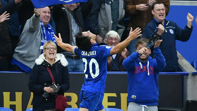 ◆プレミア◆”岡崎祭り”を繰り広げる英国メディア：Shinji Okazaki Shine（輝く）