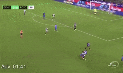 ◆Gif小ネタ◆ゲンク伊東純也右サイド突破からの今期６A目！