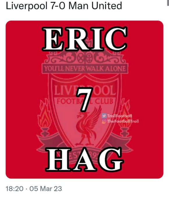 ◆悲報◆マンUテン・ハグ監督、改めエリク・7・ハグ😭