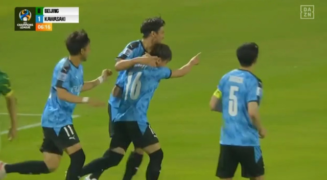 ◆ACL速報◆I組2節 北京×川崎F 川崎F長谷川と橘田であっという間に0-2！