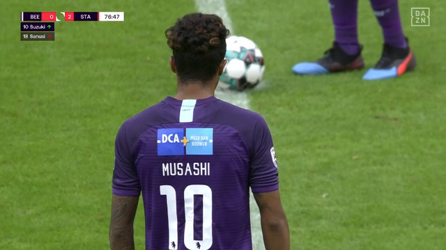 ◆ベルギー◆ベールスホット10番鈴木武蔵、シュート3ポスト1相手DFシュート1+1サイクロン